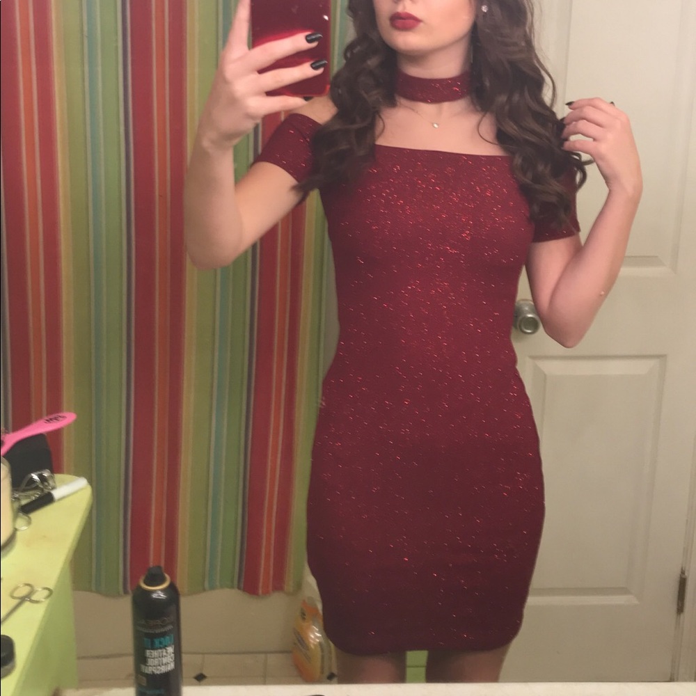 Christmas season red dress
